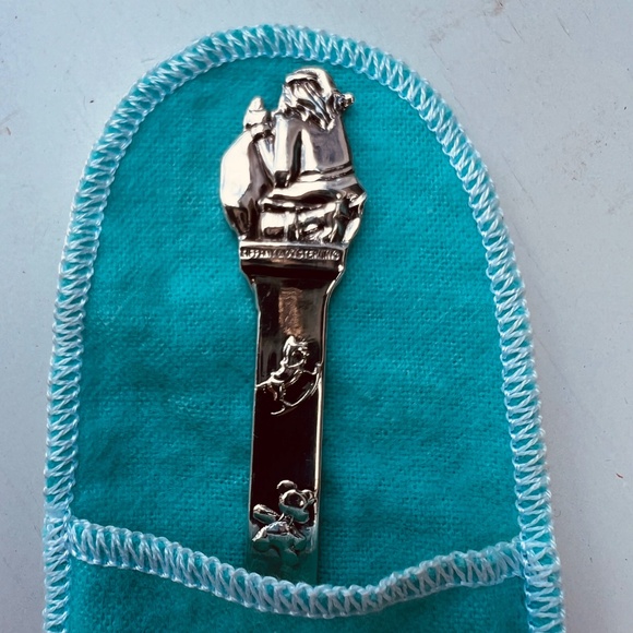 Tiffany and Co Sterling Silver Christmas Spoon - Santa Down the Chimney- - Picture 16 of 16